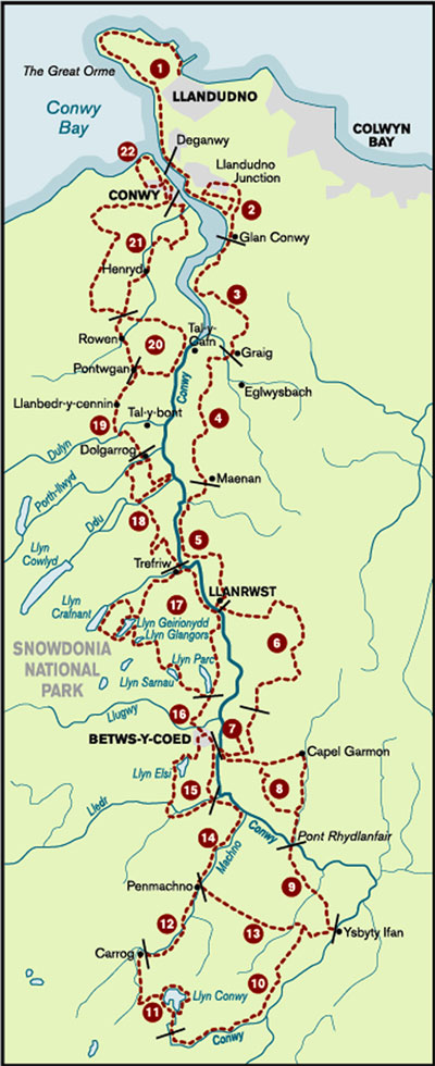 Conwy Valley Way Walking Guidebook