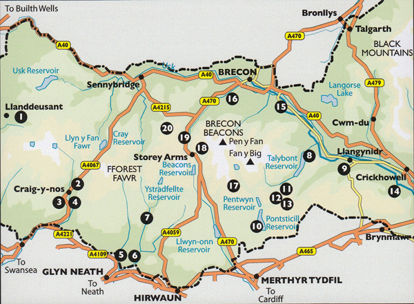 Walking in the Brecon Beacons Guidebook