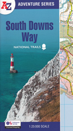 South Downs Way AZ Adventure Walking Map