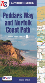 Peddars Way / Norfolk Coast Path AZ Adventure Map