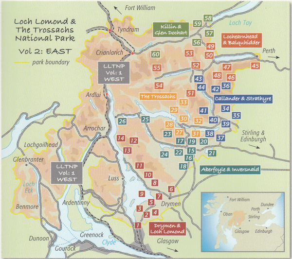 Loch Lomond and the Trossachs National Park East Walking Guidebook
